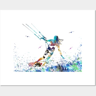 Kitesurfing Posters and Art